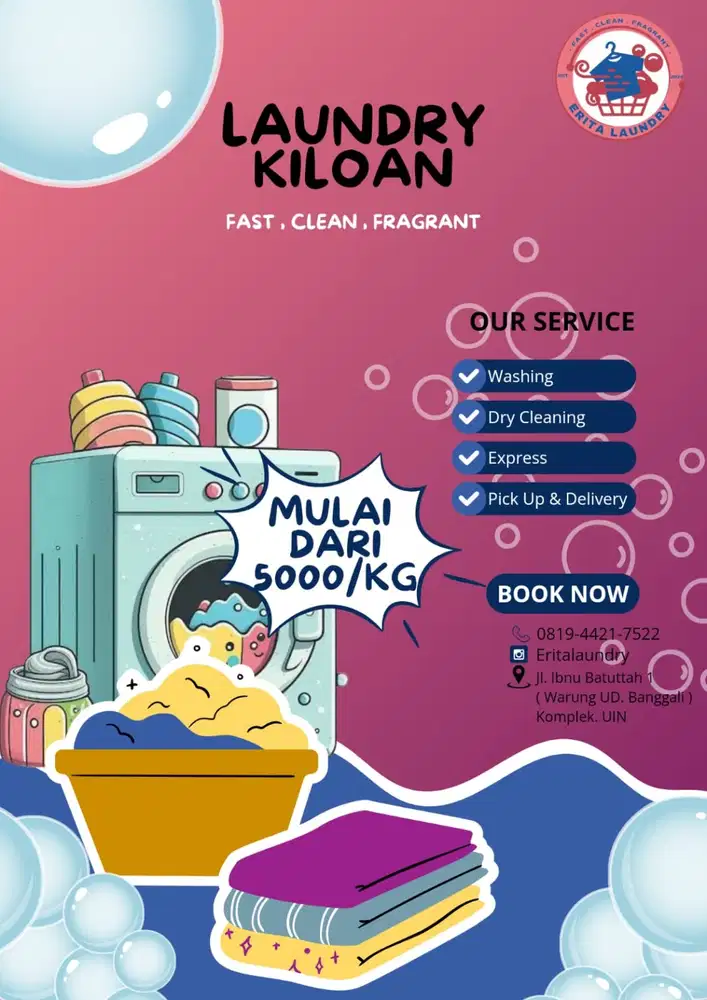 Lowongan Pekerjaan Pegawai Laundry