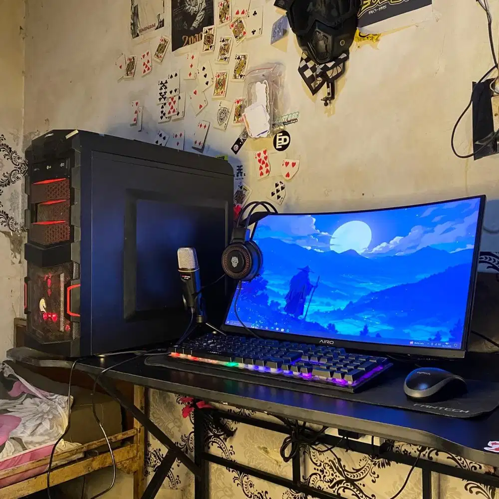 PC GAMING MONITOR CURVED 165hz!