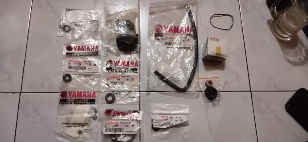 Gear rpm dan Aneka sparepart seal Yamaha RX King