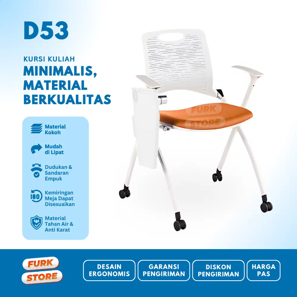 Kursi Kuliah Tipe D53 – kursi kuliah baru | kursi kuliahan | kursi les