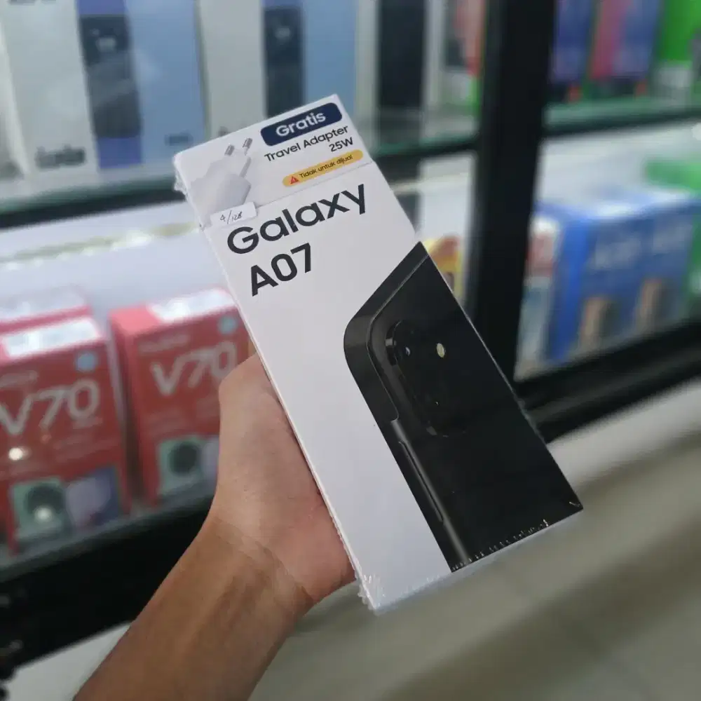 Samsung A07 4/128 Baru Segel Kardus Garansi 1000%