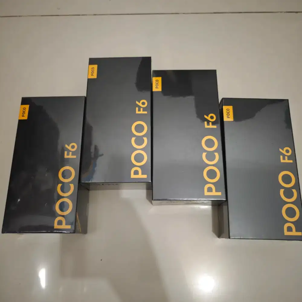 POCO F6 5G 12/512 GARANSI RESMI XIAOMI 15 BULAN NO REPACK NEW