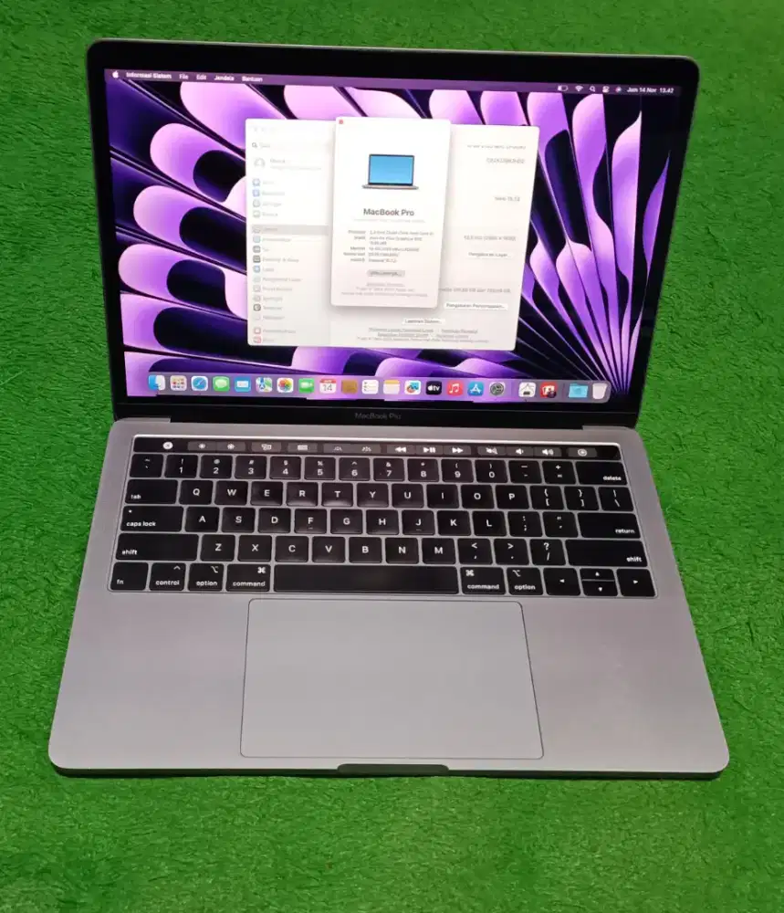 Apple Macbook Pro 2018 Intel i5 16/256 Grey Touchbar Murah