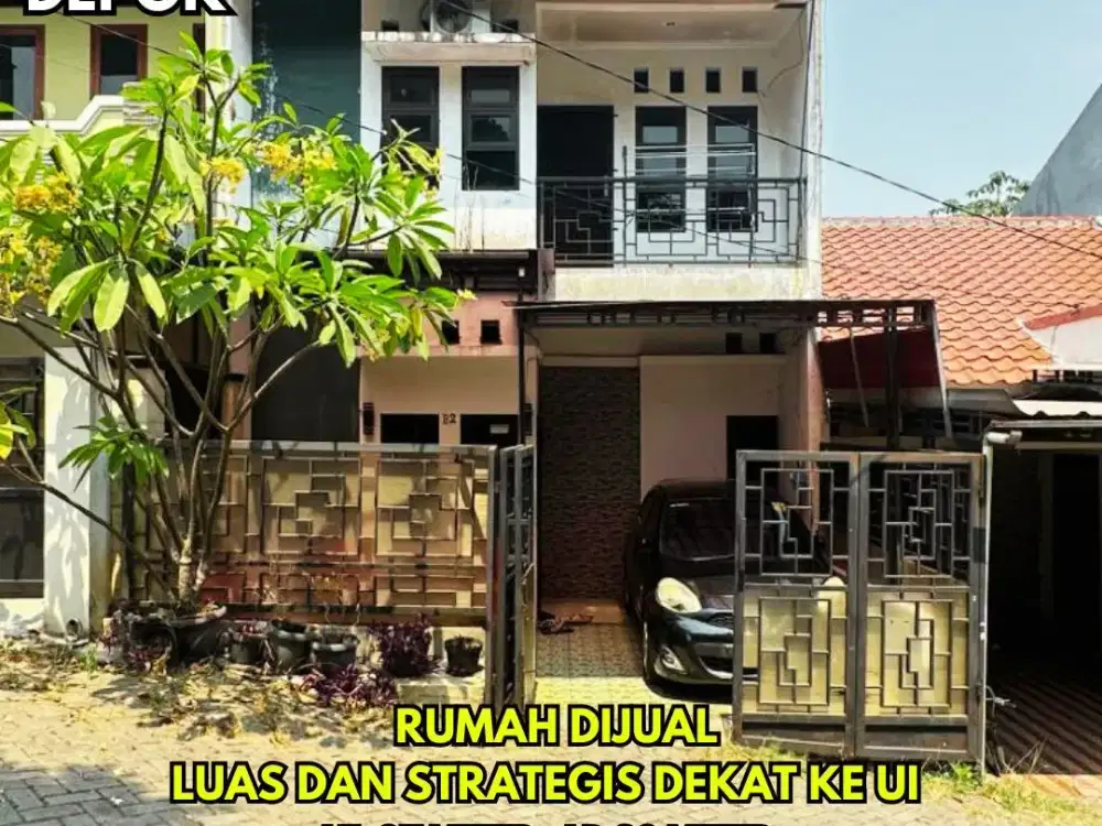 Rumah Dijual Di Beji Depok Dekat Kampus UI Tol Kukusan Dan Margonda