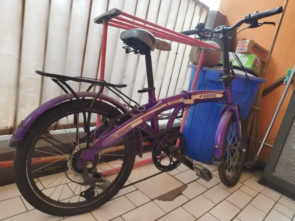 Sepeda Lipat Exotic type 2625 size 20 remaja dewasa