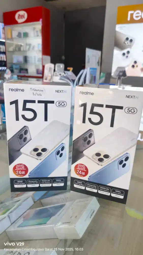 Realme 15T 5G 8+8/256gb AMOLED baru spesial promo