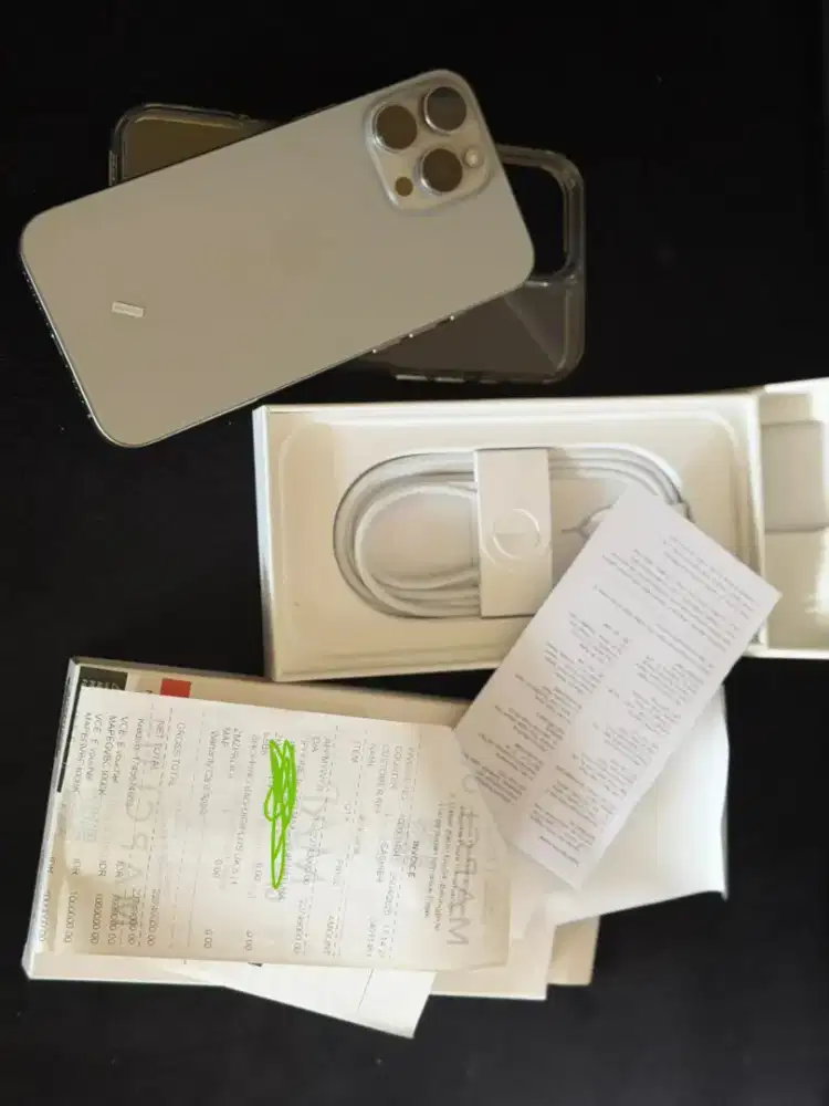 Iphone 16 pro max 256 ibox garansi setangan dari baru