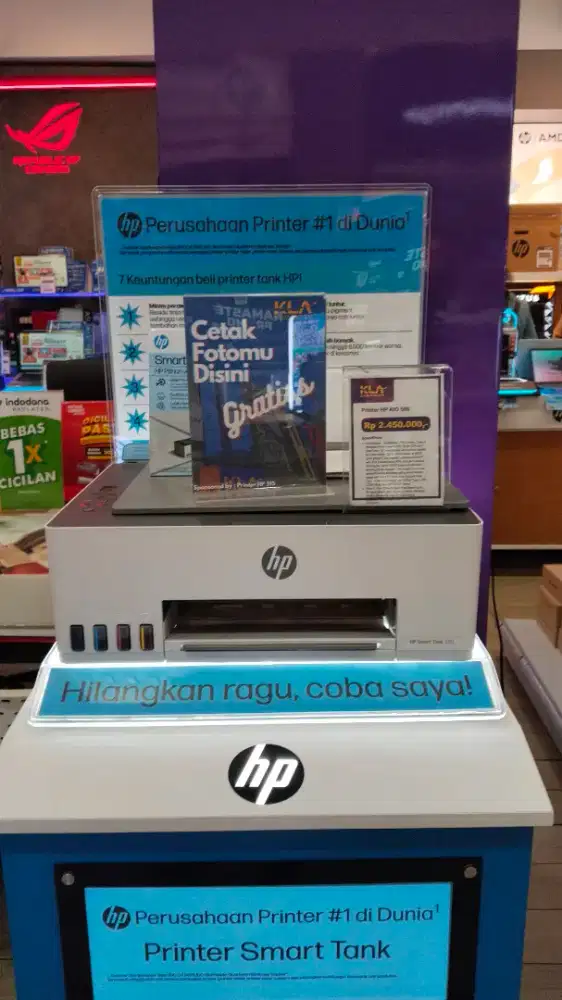 Ready juga printer dengan harga murce di KLA komputer Mataram