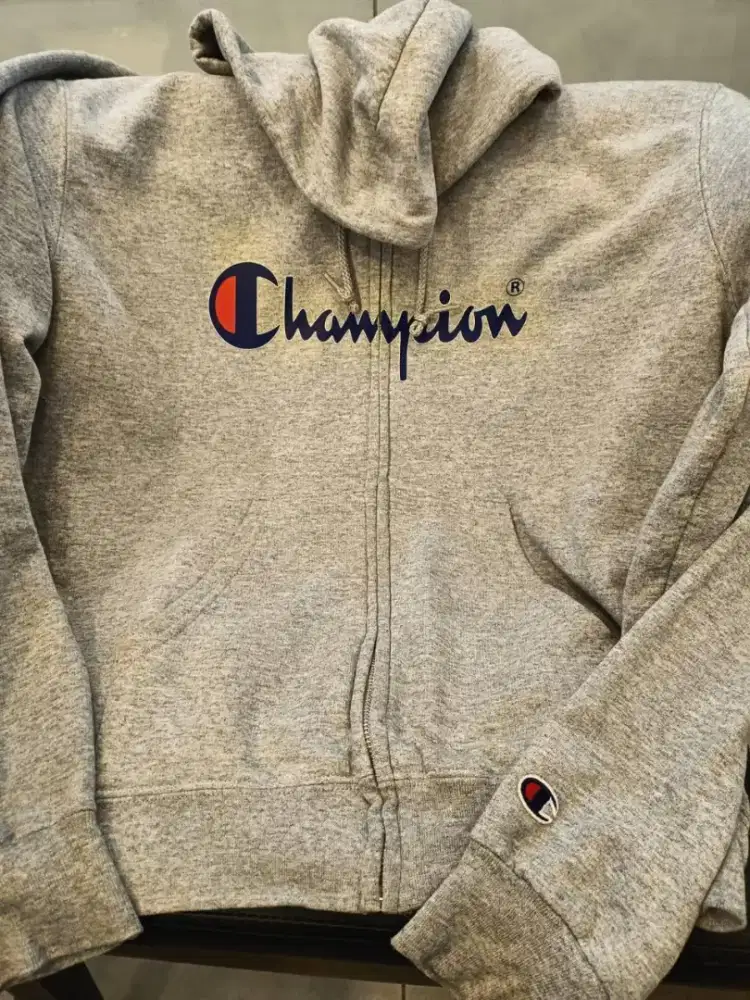Original Champion Jaket Zipper Built Up Nt Hoodie Fila adidas nike sb