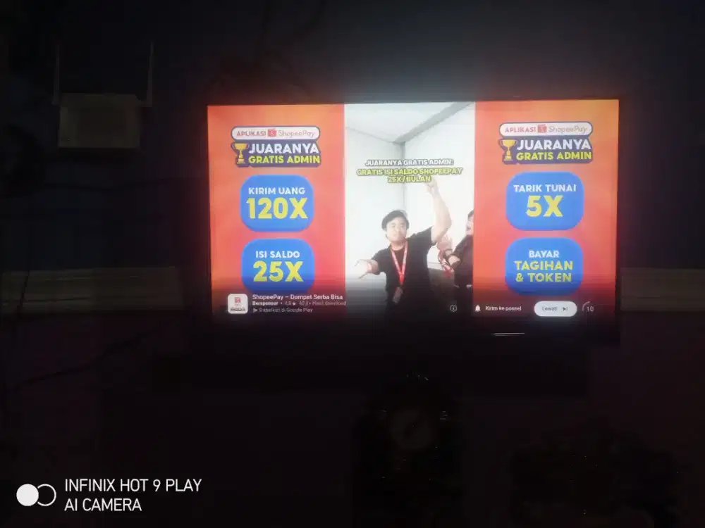 Led tv 32S3U PRO 32inc,. Pemakain baru 1 bulan