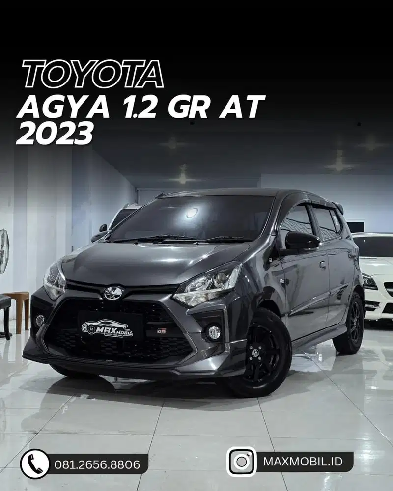 [ODO 15RB‼️] TOYOTA AGYA 1.2 GR AT 2023 pemakaian 2024