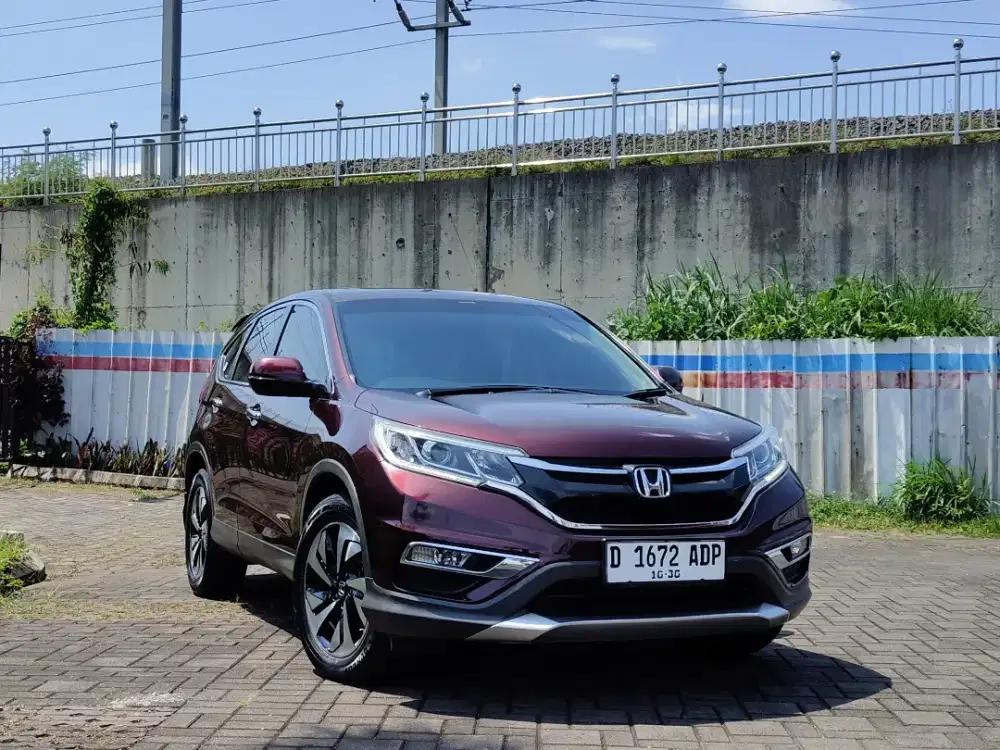 Crv Prestige 2015 Matic Sunroof Power Back Door Merah Cherry
