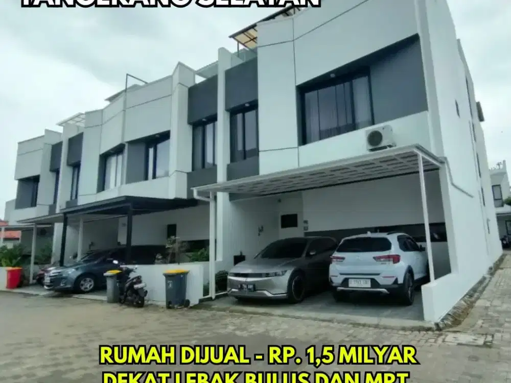 Rumah Dijual Di Cirendeu Pondok Cabe Murah 1,5 M Dekat Lebak Bulus MRT