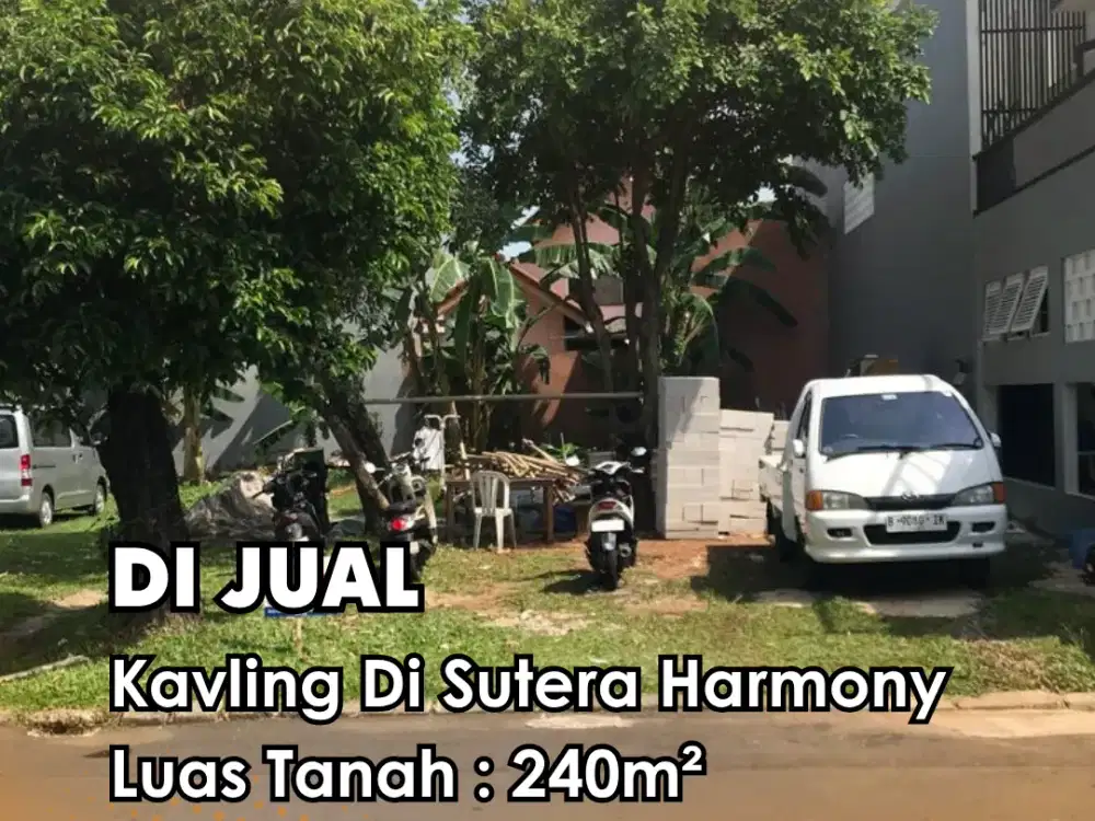 DI JUAL !!! Kavling Di Sutera Harmony