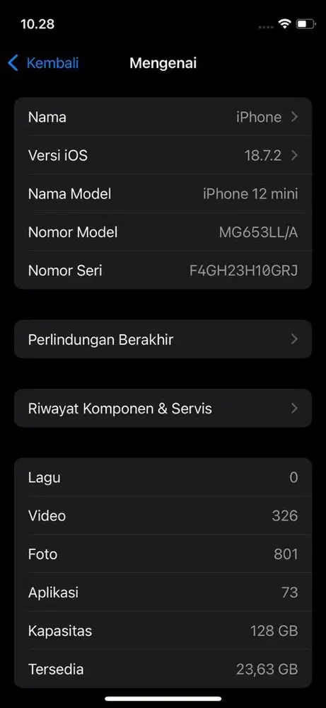 Ip 12 mini 128gb inter