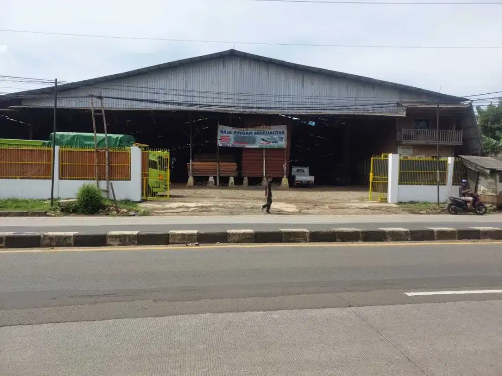 BU CEPAT Tanah Usaha Parung Bonus Gudang – Lokasi Komersial Strategis Nego Sampai Deal