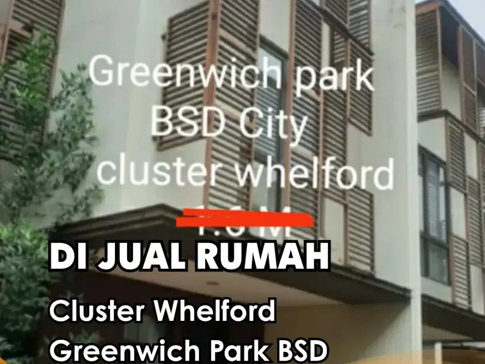 DI JUAL !!! Cluster Whelford BSD