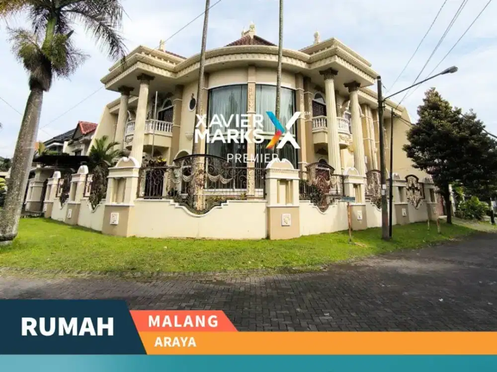 Jarang Ada Rumah Mewah Klasik Full Furnished di ARAYA MALANG
