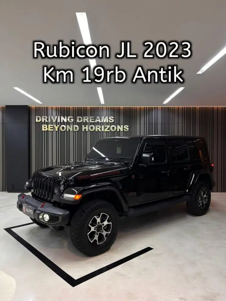 Jeep Wrangler JL Rubicon 2.0 AT 2023 Hitam 4Door Nik 2022