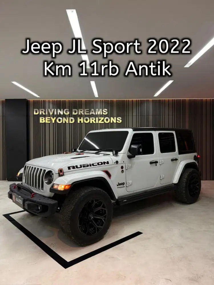 Jeep Wrangler JL Sport 2.0 AT 2020 Putih 4Door Km11rb