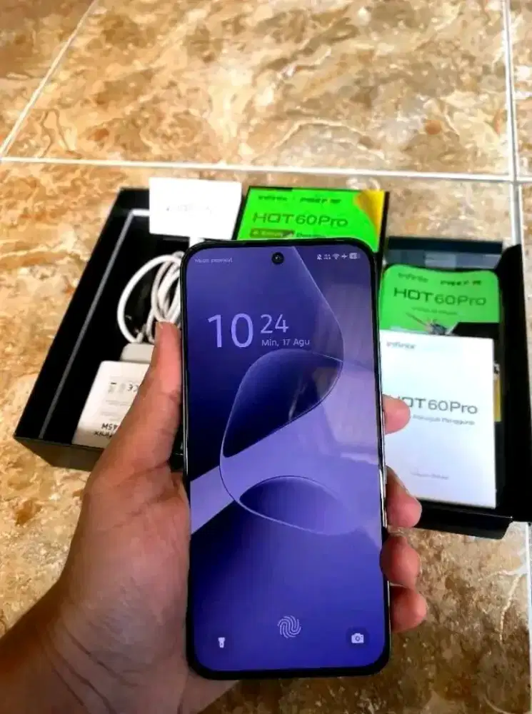 INFINIX HOT 60 PRO 8+8/256 FULLSET BARU 2 HARI