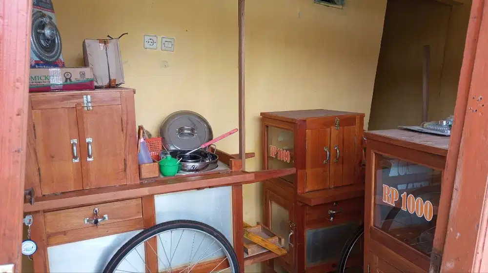 Jual gerobak baru masih mulus