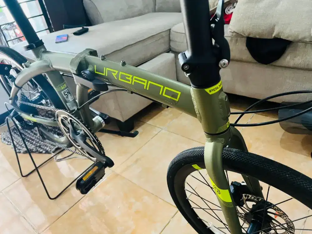Sepeda lipat uk 20 polygon urbano 5 2024 hidrolik
