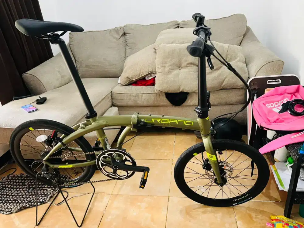 Sepeda lipat uk 20 polygon urbano 5 2024 hidrolik