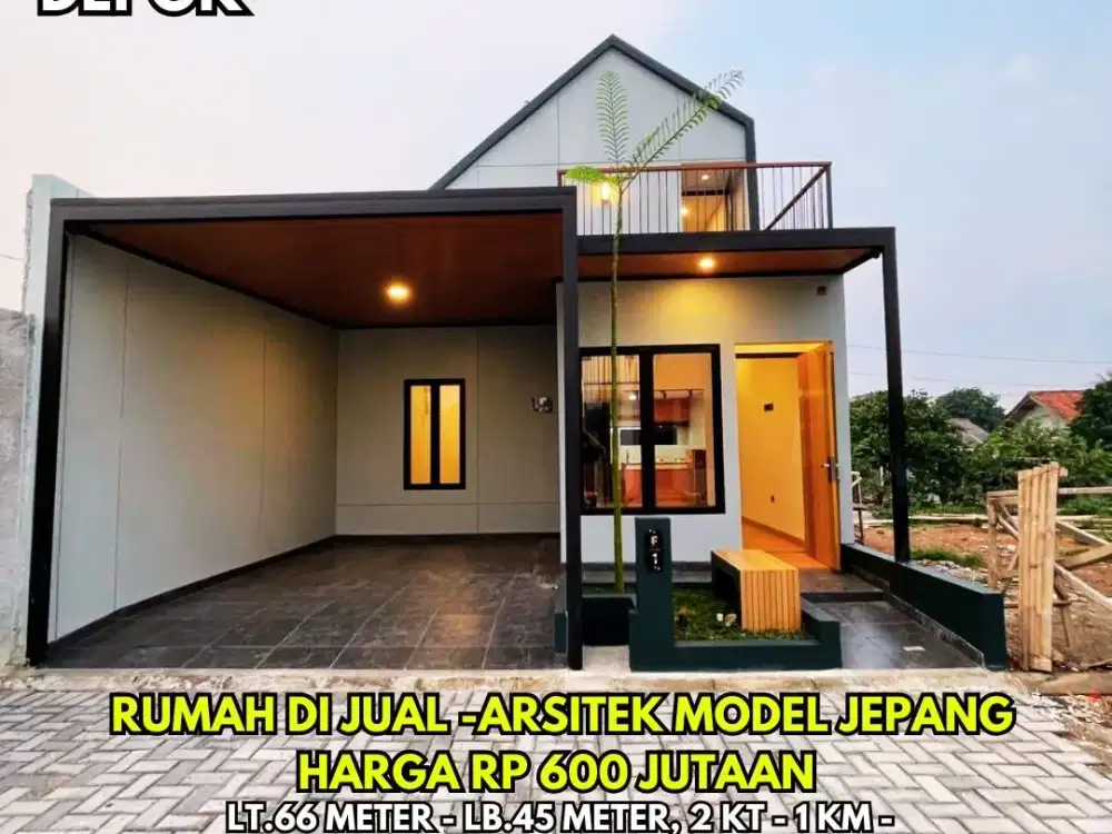 Rumah DP 0% Di Bojongsari Depok Murah 600 Jutaan Sudah Ada Rooftop
