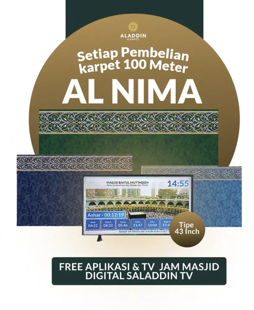Harga Karpet Masjid Promo Akhir Tahun 2025