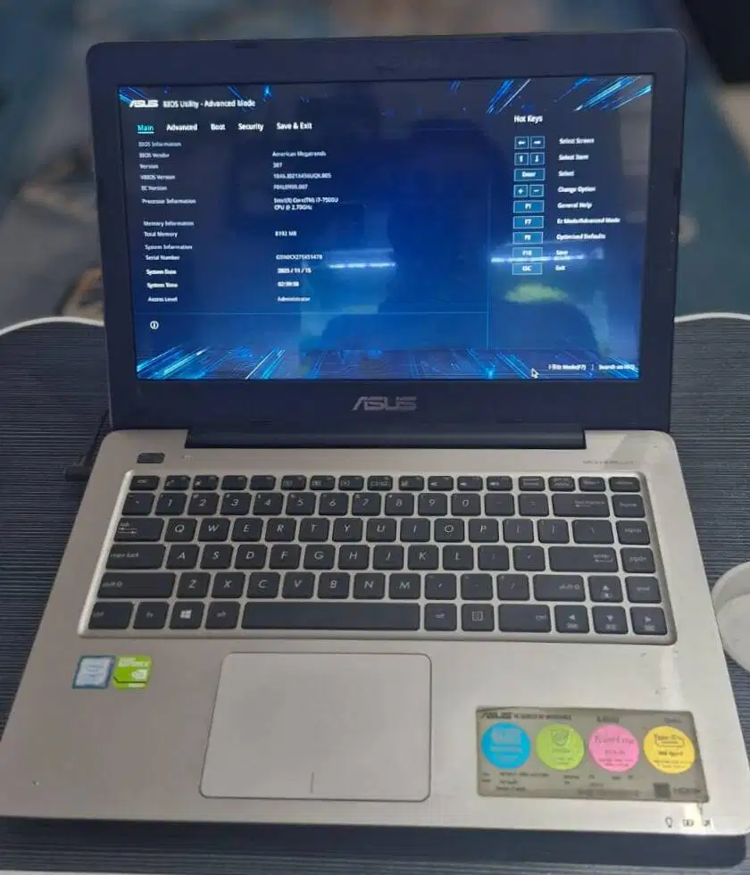 Laptop Asus A456U i7