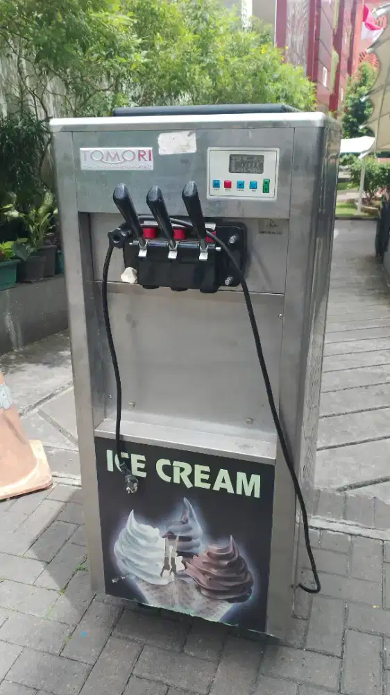 Mesin ice cream tomori kondisi tanpa beater