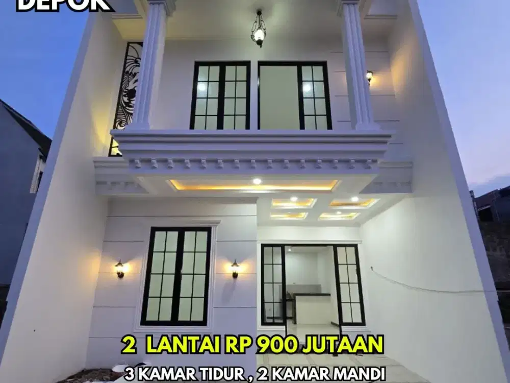 Rumah Dijual Murah Strategis Dekat Pintu Tol Kukusan Dan Kampus UI