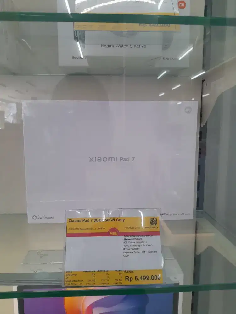 Xiaomi Pad 7, Cash dan cicilan