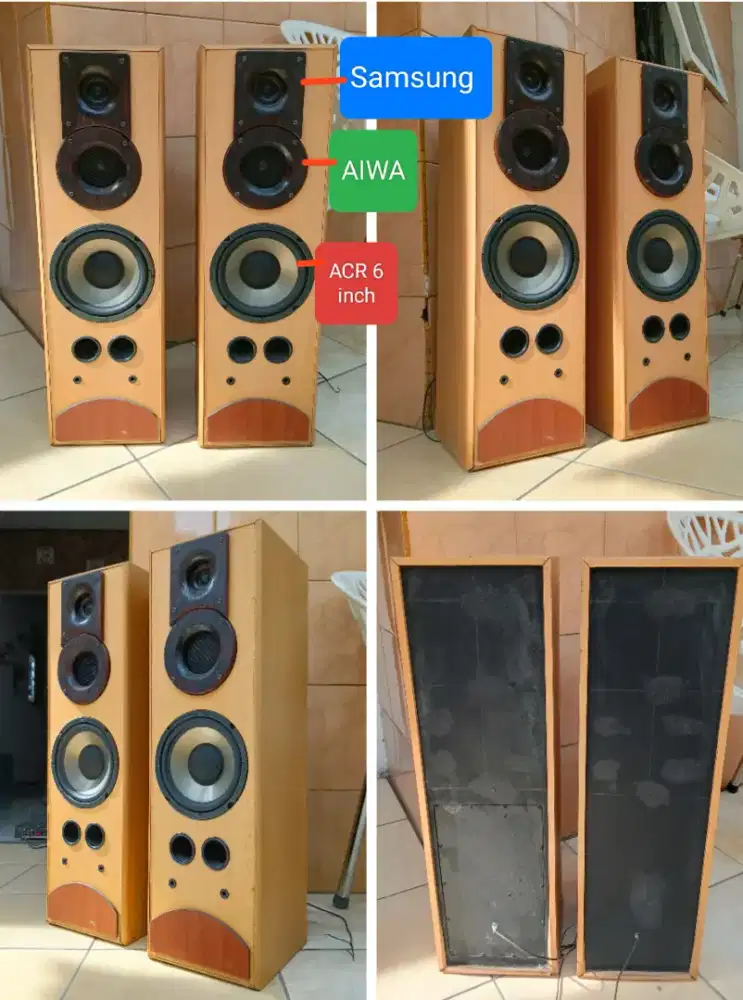 Speaker Pasif 6 inch lihat gambar
