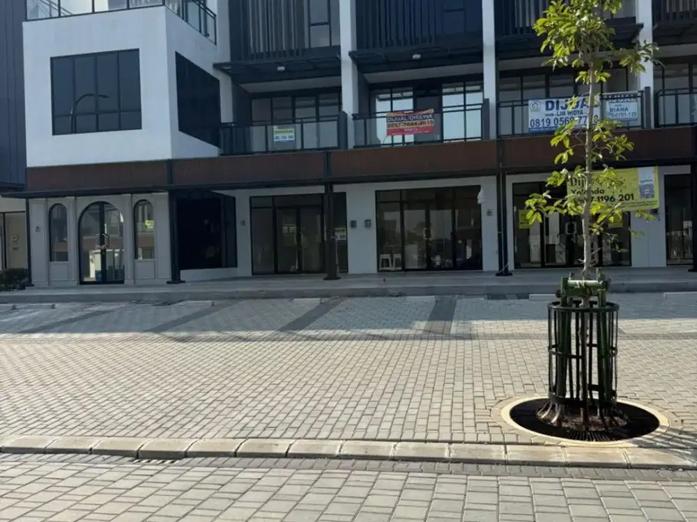 DISEWAKAN  RUKO HAMPTON AVENUE HAMPTON BOULEVARD GADING SERPONG