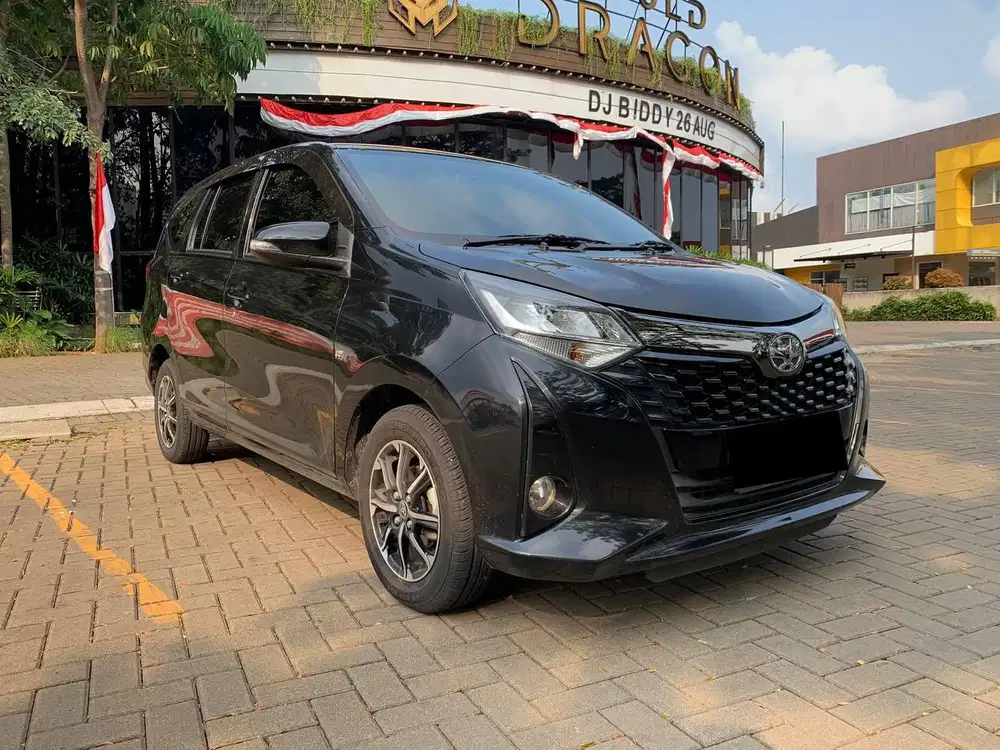 TOYOTA CALYA G 2025 AT HITAM KM 21RB