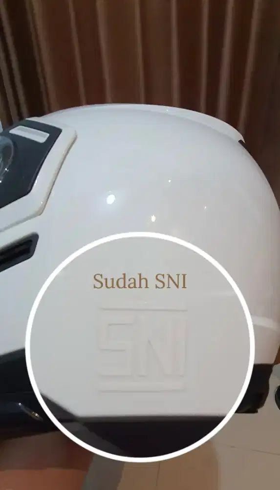 Jual Helm Nolan N90-3 type MODULAR SNI warna Pure White