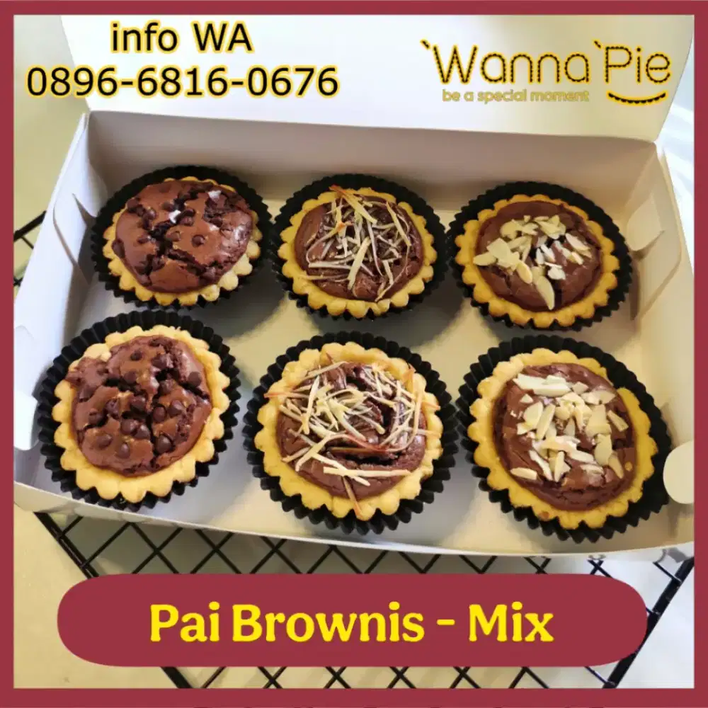 Pai Brownies Fudgy Manis Gurih Renyah Empuk Cocok Buat Acara Special