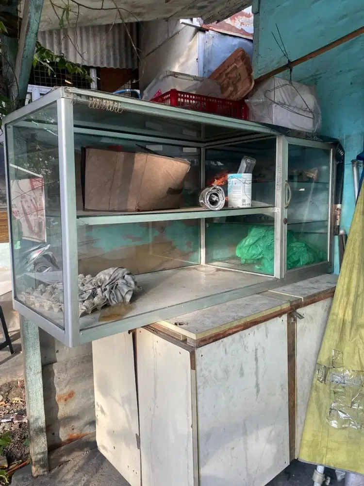 Jual etalase warteg