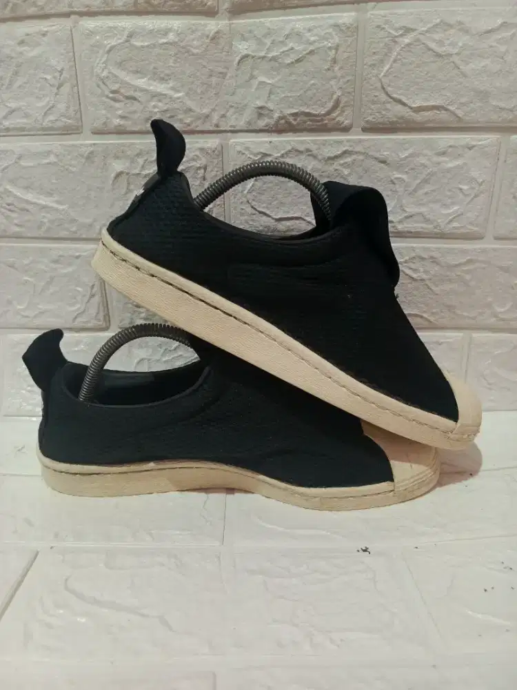 Adidas Superstar Slip on black white