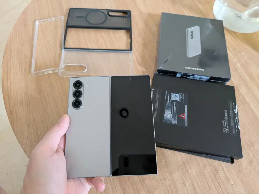 Samsung z fold6 z fold 6 sein fullset ori 12/256 grs panjang foto dua