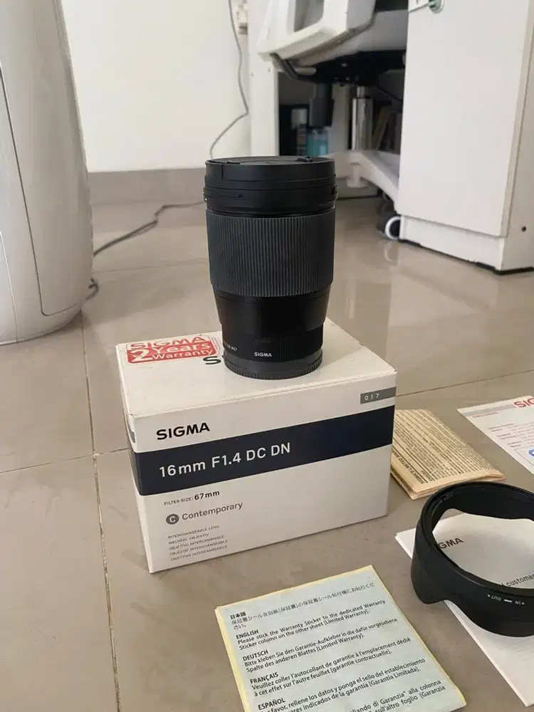 Lensa Sigma 16mm f/1.4 DC DN Contemporary for Sony E-Mount