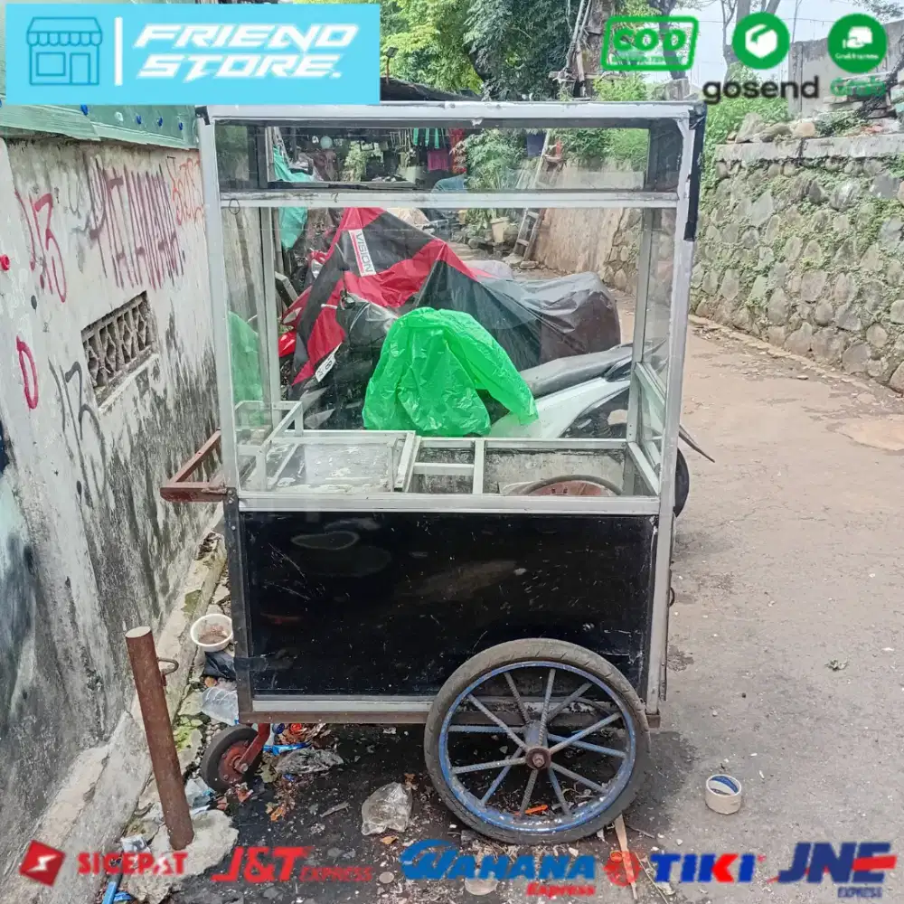 Gerobak Dagang Aluminium (Second)