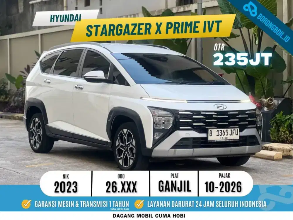 Hyundai Stargazer X Prime Captain Seat A/T Matic 2023 Putih
