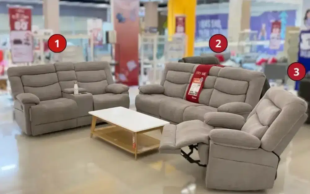SOFA SET RECLINER