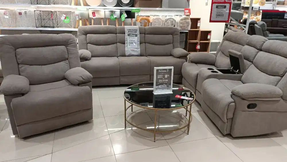SOFA RECLINER TURUN HARGA GILA-GILAA!!