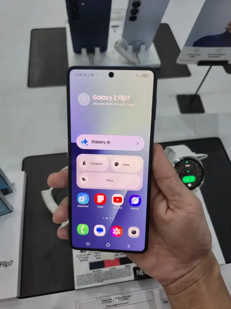 SAMSUNG Z FLIP7 RAM 12GB/256GB PROMO CREDIT BUNGA 0% FREE 2KALICICILAN