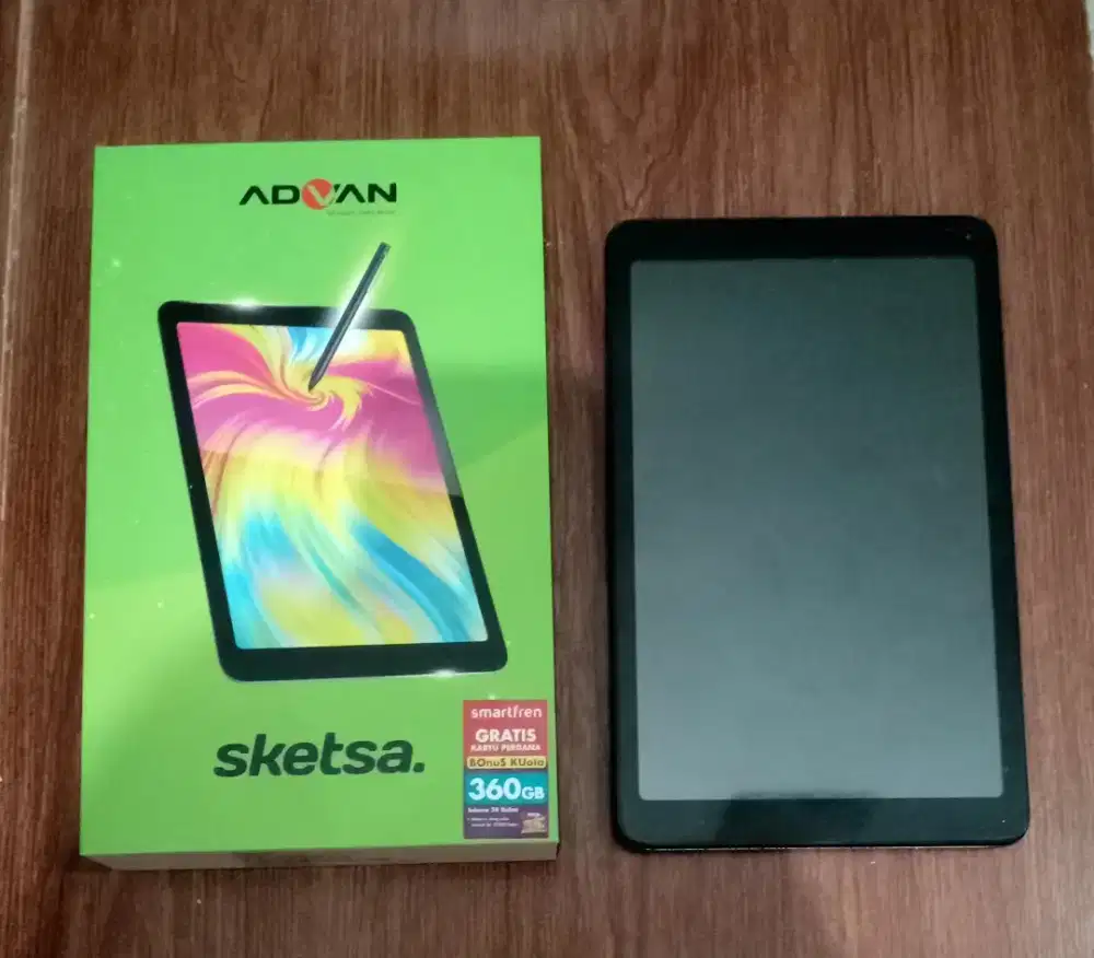 Jual tablet Advan Sketsa 4/32GB, harus ganti konektor chargerannya