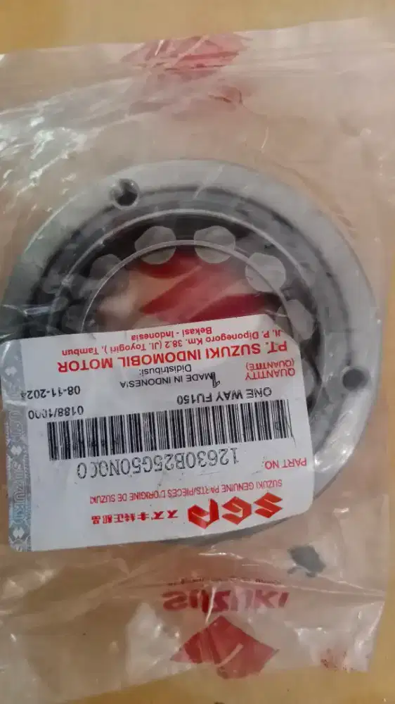 One way double stater satria Fu karbu